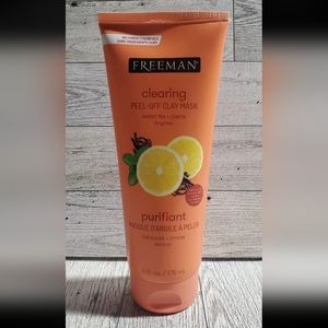 Freeman CLEARING Sweet Tea + Lemon Peel-Off Clay Mask Facial Brighten